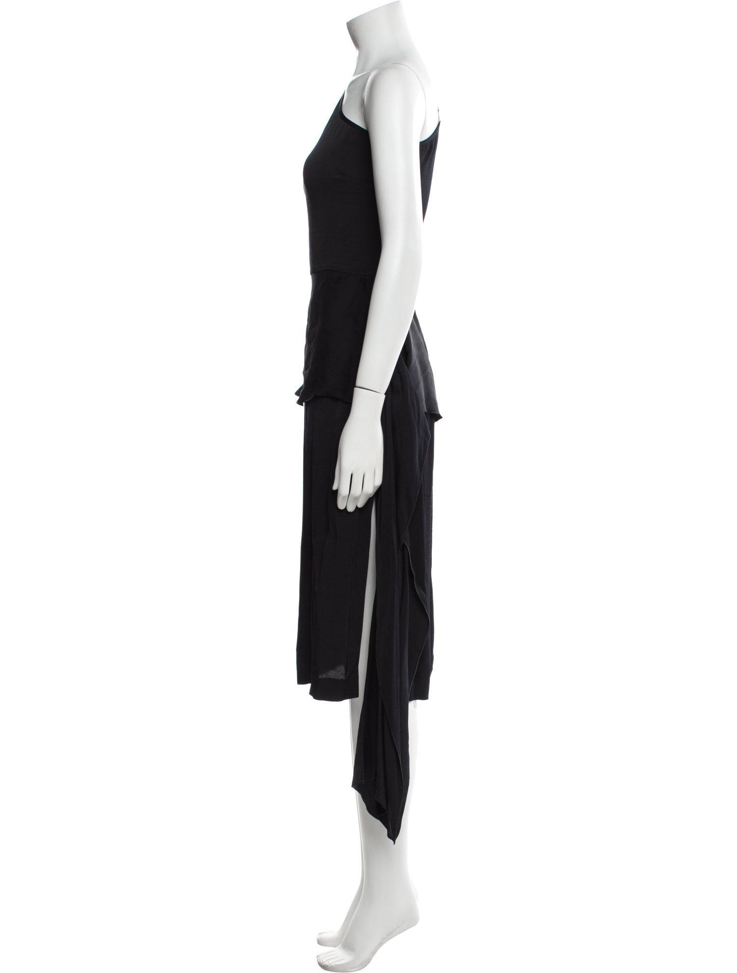 Stella McCartney One-Shoulder Midi Length Dress