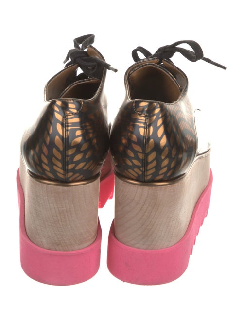 Stella McCartney Patent Leather Printed Oxfords