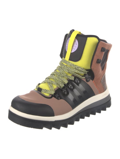 Stella McCartney Colorblock Pattern Hiking Boots
