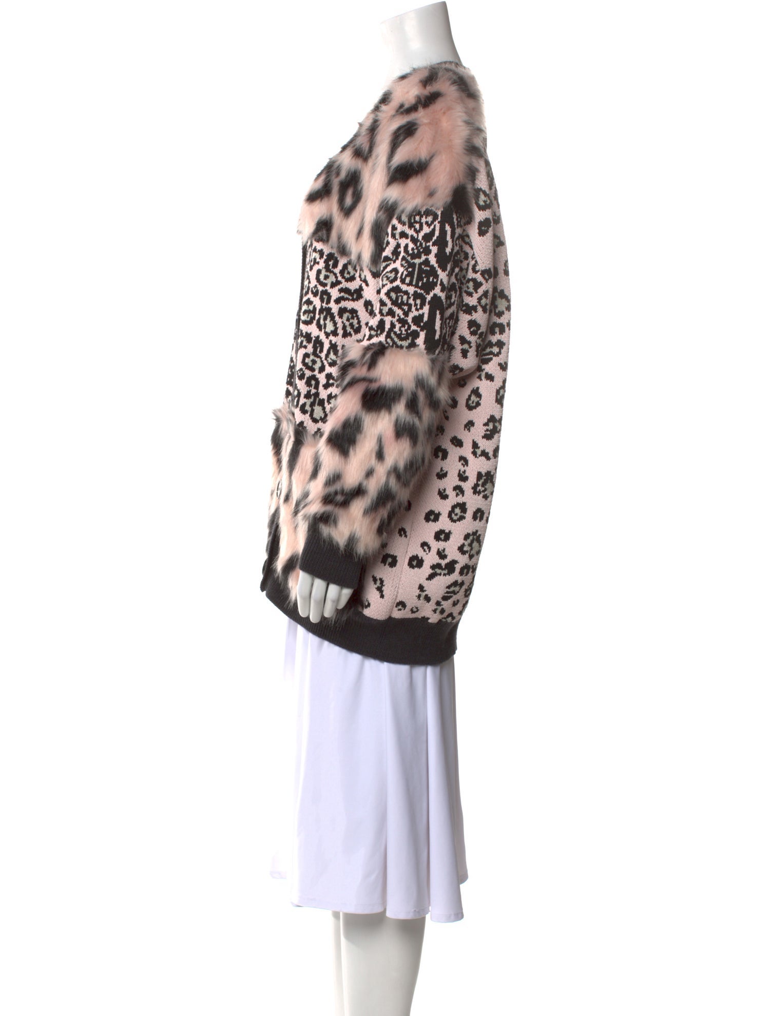 Stella McCartney Animal Print V-Neck Sweater w/ Tags