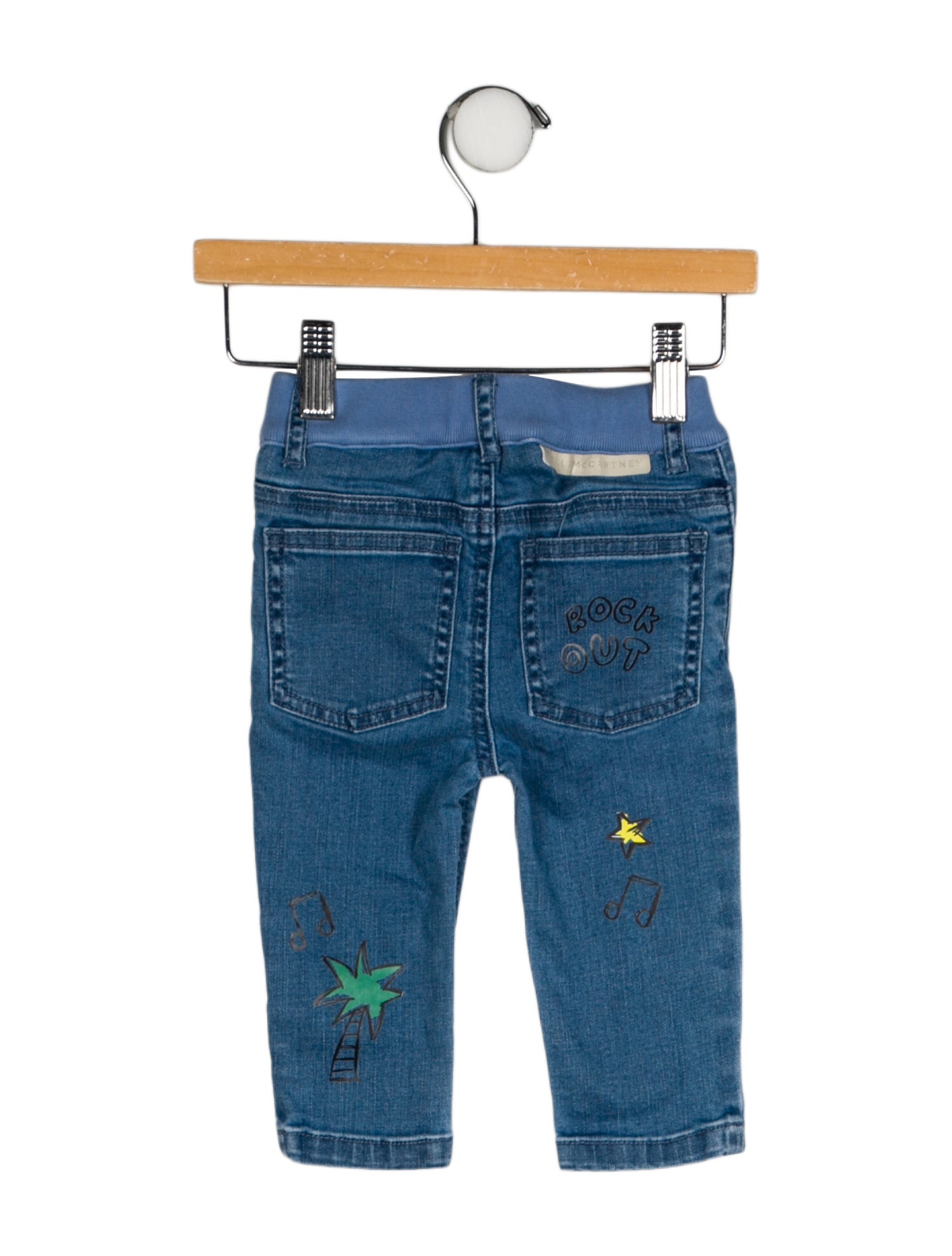 Stella McCartney Graphic Print Denim Jeans