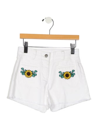 Stella McCartney kid girls white shorts