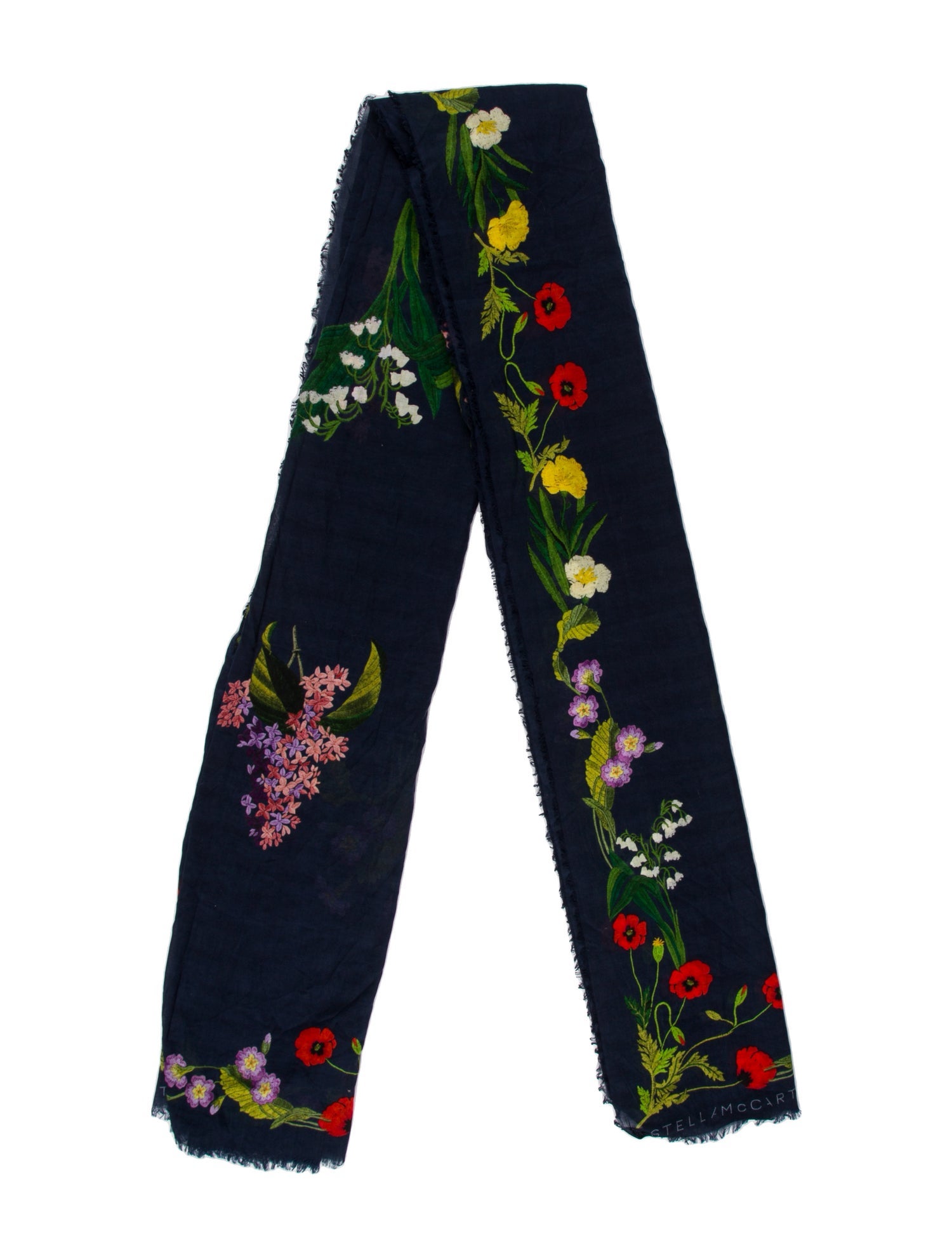 Stella McCartney Floral Print Scarf