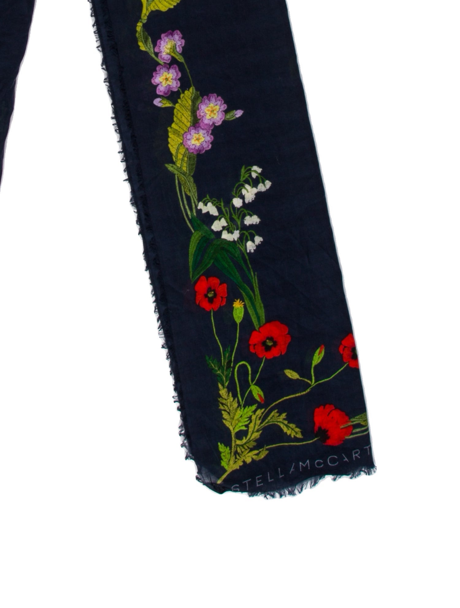 Stella McCartney Floral Print Scarf