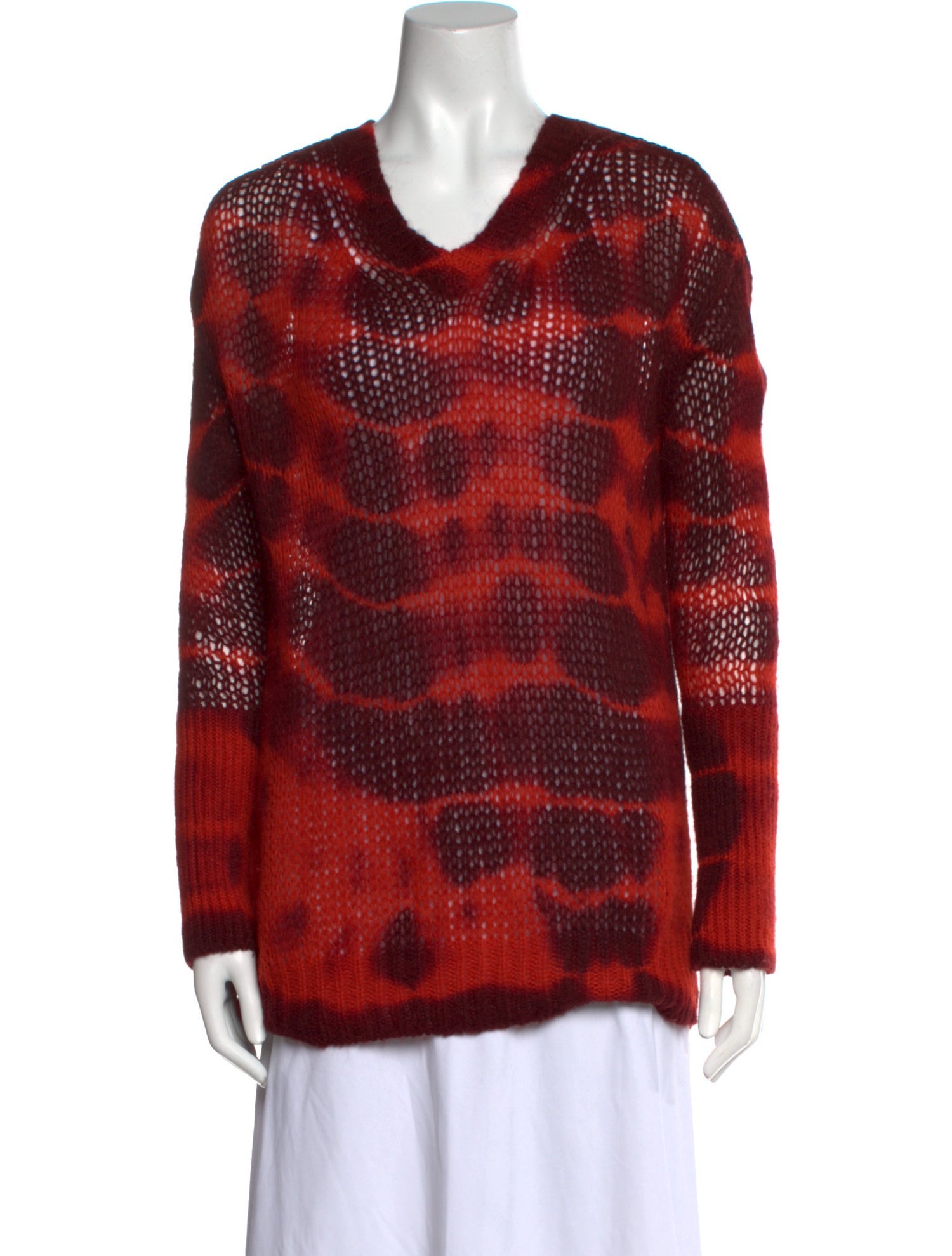 Stella McCartney Alpaca Tie-Dye Print Sweater