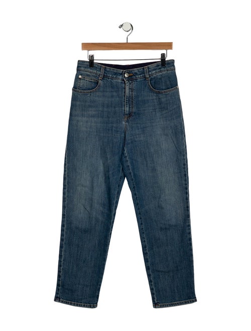 Stella McCartney High-Rise Straight Leg Jeans