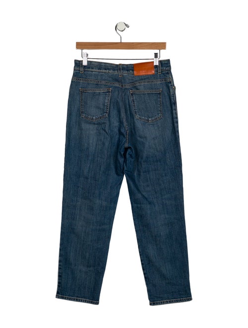 Stella McCartney High-Rise Straight Leg Jeans