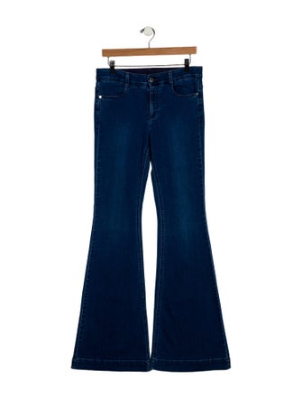 Stella McCartney Mid-Rise Wide Leg Jeans