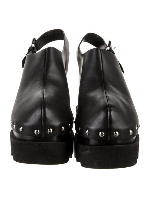 Stella McCartney Leather Studded Accents Slingback Flats