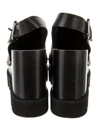 Stella McCartney Leather Studded Accents Slingback Flats