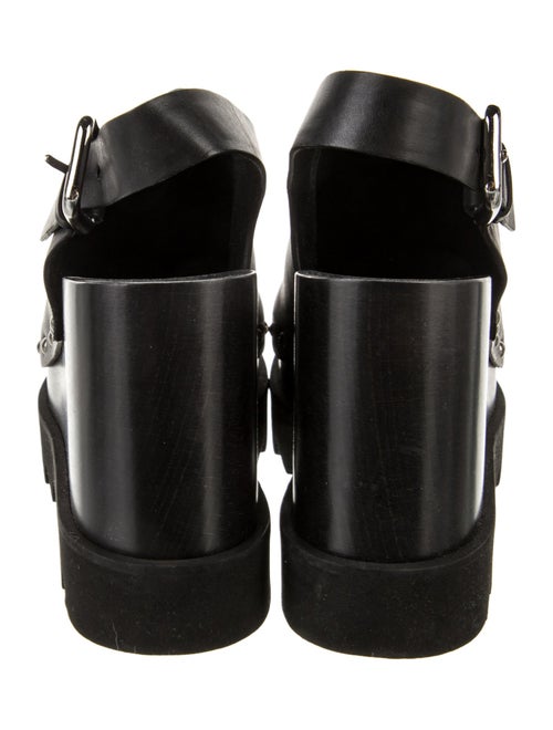 Stella McCartney Leather Studded Accents Slingback Flats