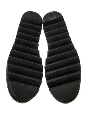 Stella McCartney Leather Studded Accents Slingback Flats