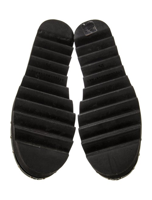 Stella McCartney Leather Studded Accents Slingback Flats