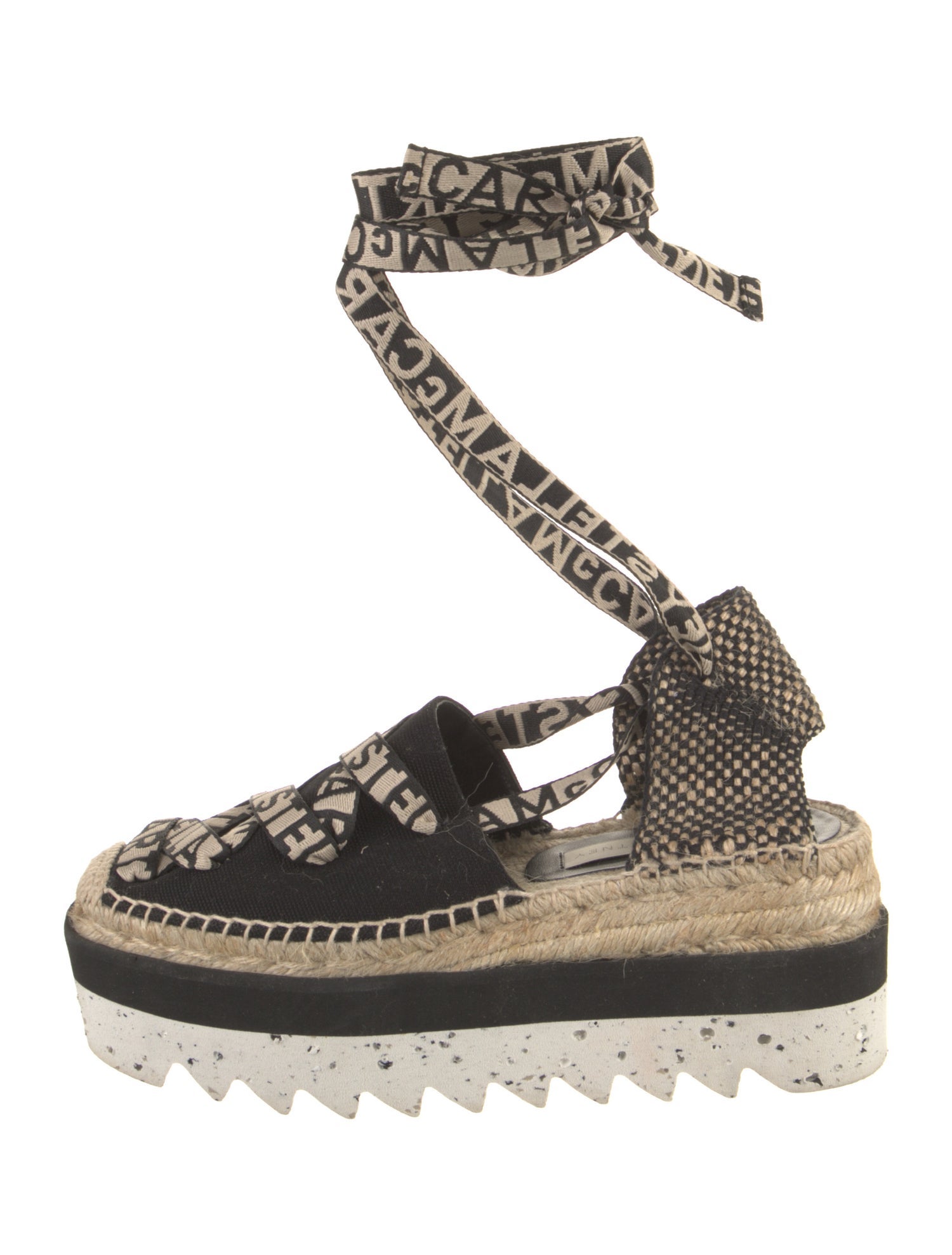 Stella McCartney Canvas Animal Print Espadrilles
