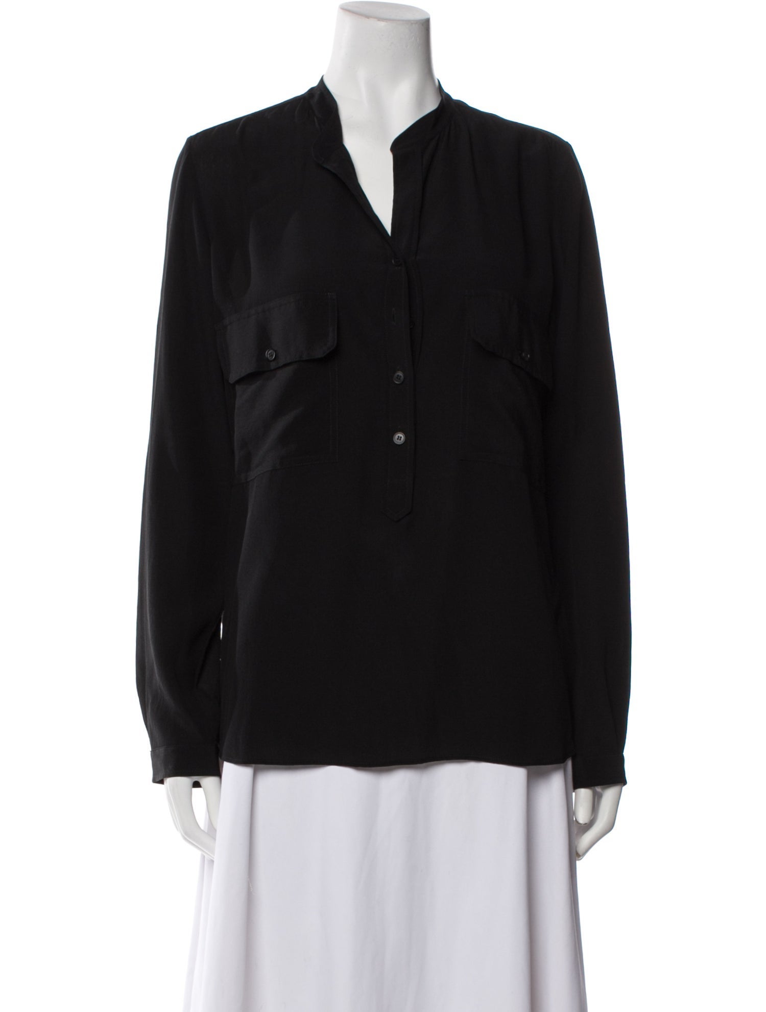 Stella McCartney Silk V-Neck Blouse