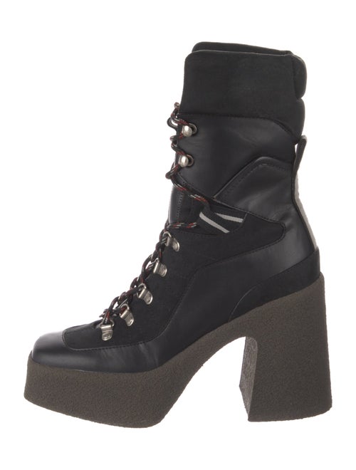 Stella McCartney Leather Lace-Up Boots