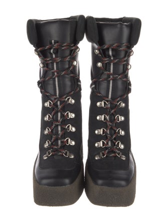 Stella McCartney Leather Lace-Up Boots