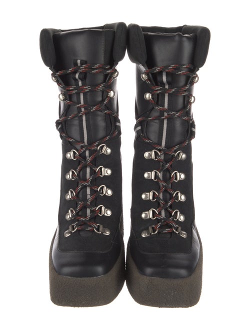 Stella McCartney Leather Lace-Up Boots