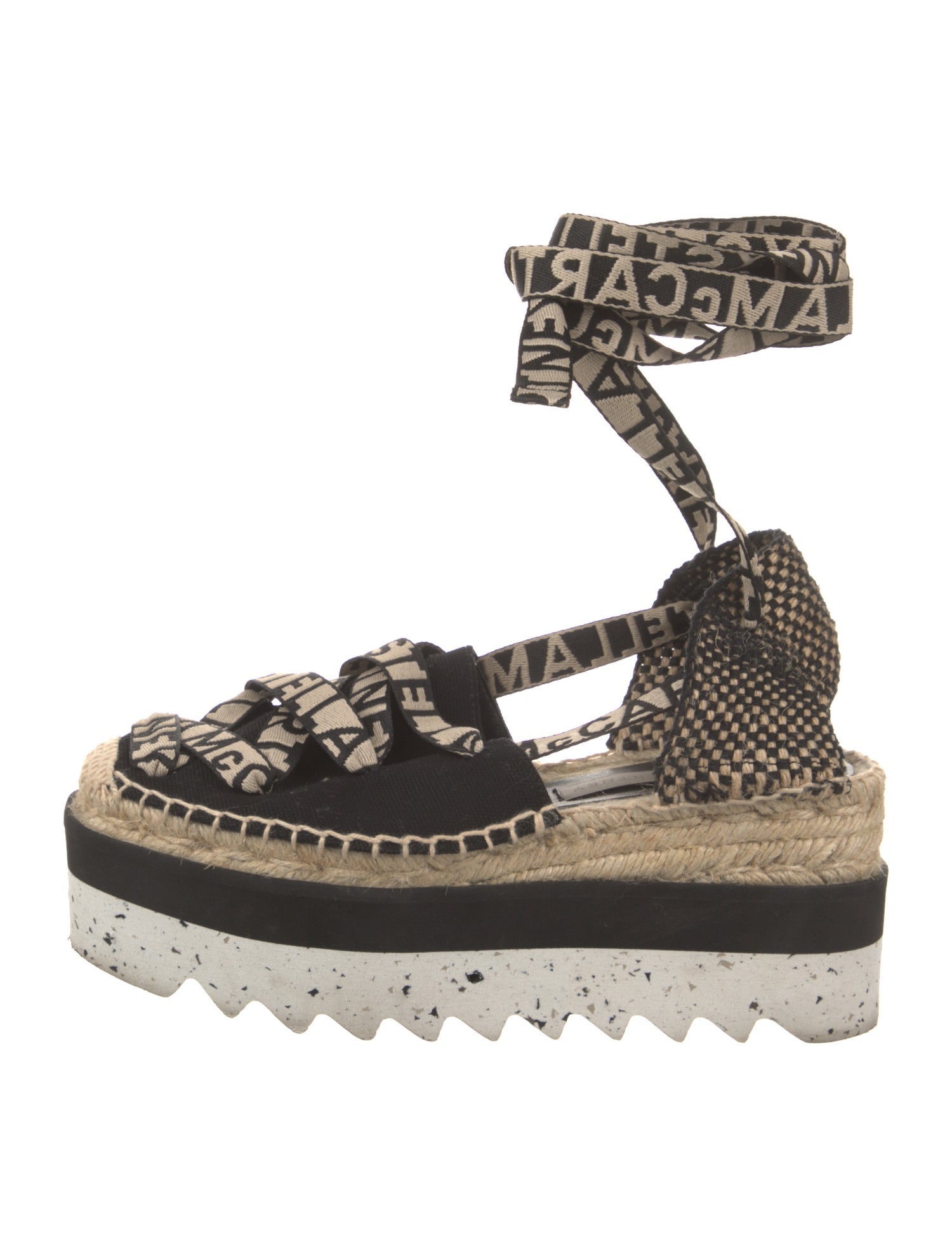 Stella McCartney Canvas Animal Print Espadrilles