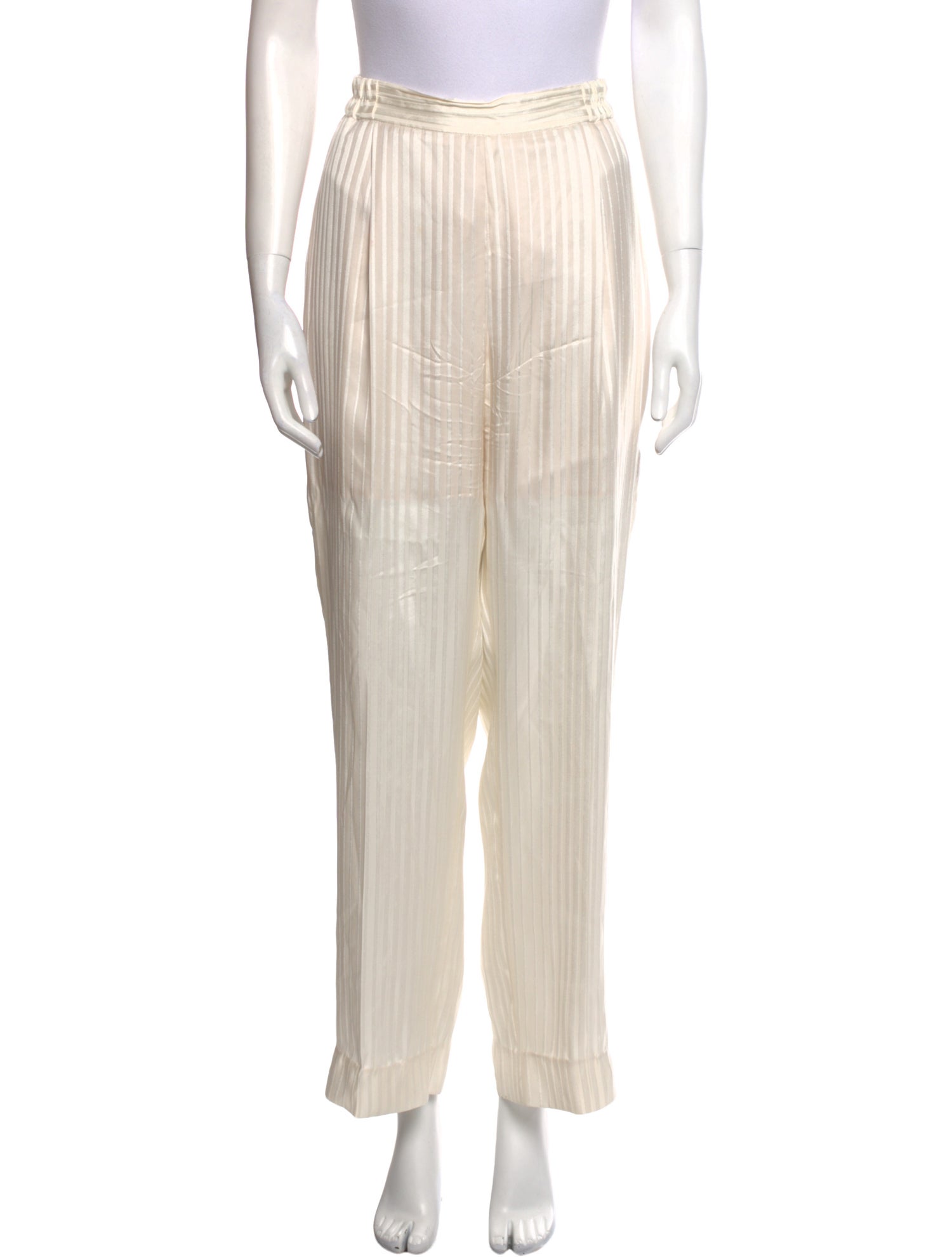 Stella McCartney Silk Wide Leg Pants