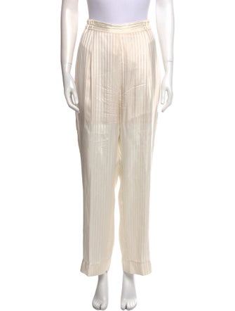 Stella McCartney Silk Wide Leg Pants