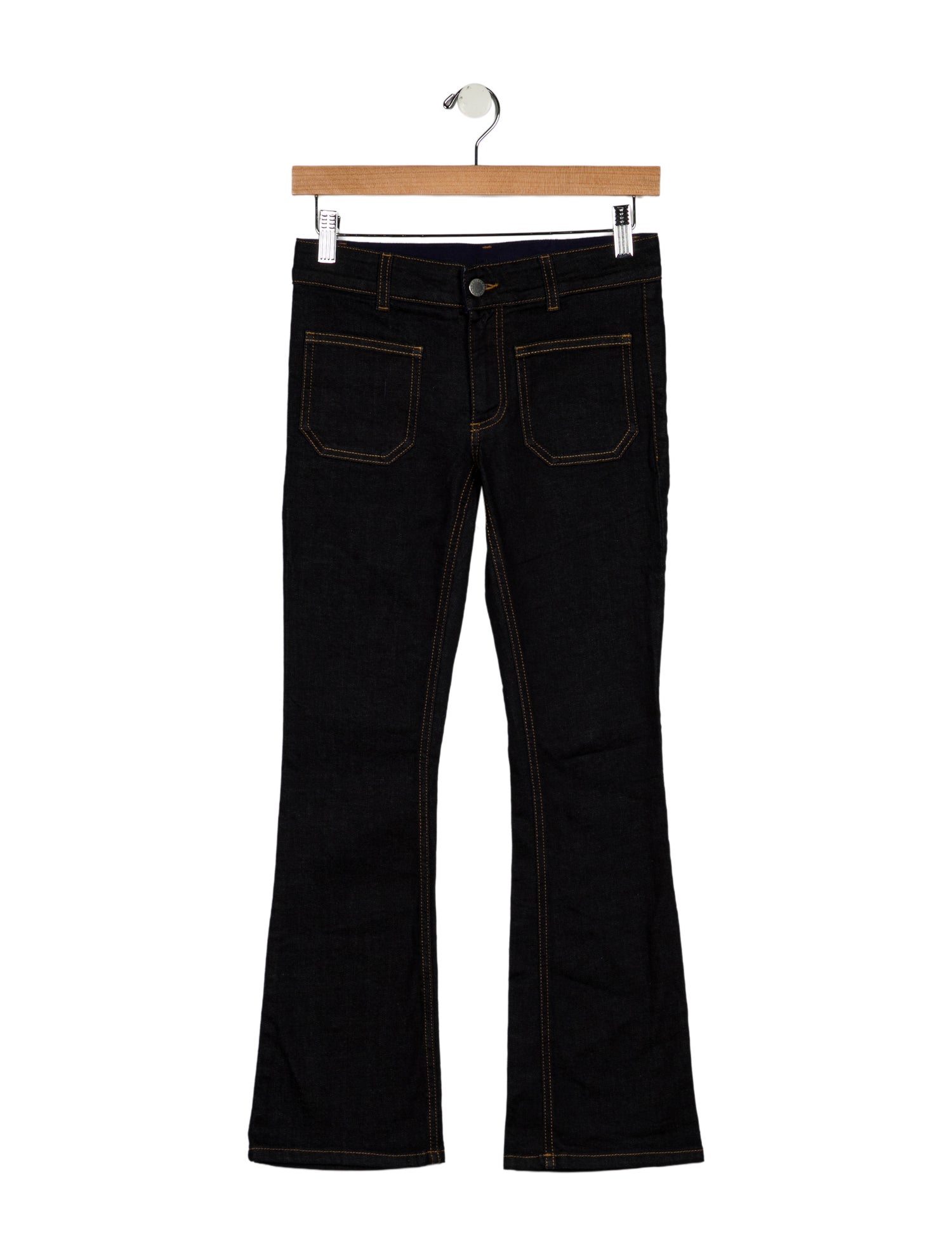 Stella McCartney Low-Rise Straight Leg Jeans