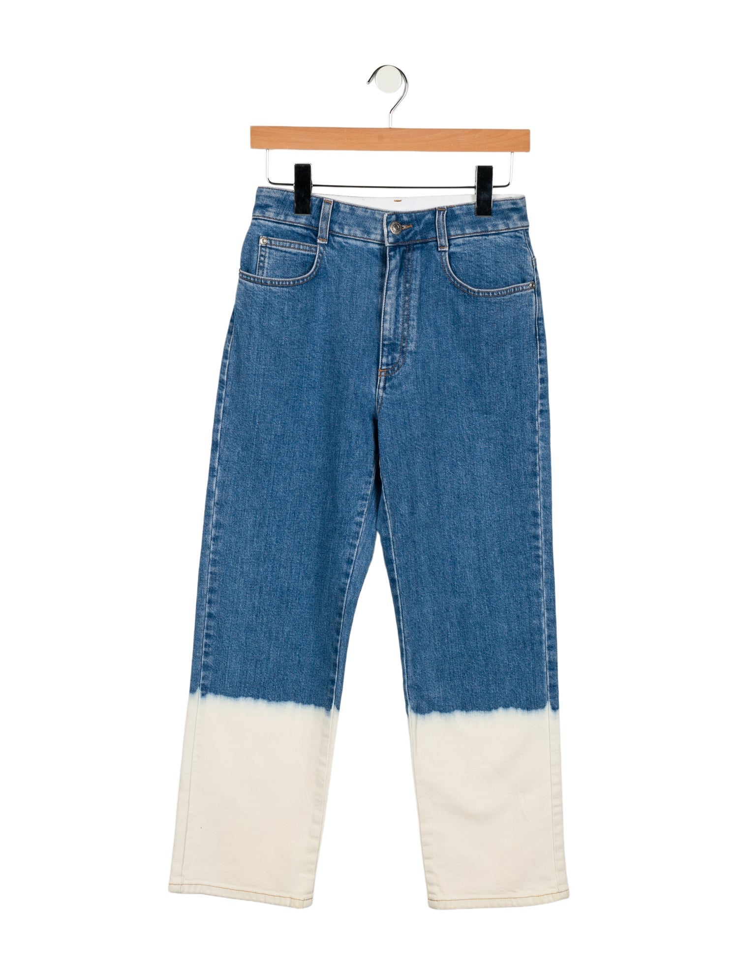 Stella McCartney Mid-Rise Straight Leg Jeans w/ Tags