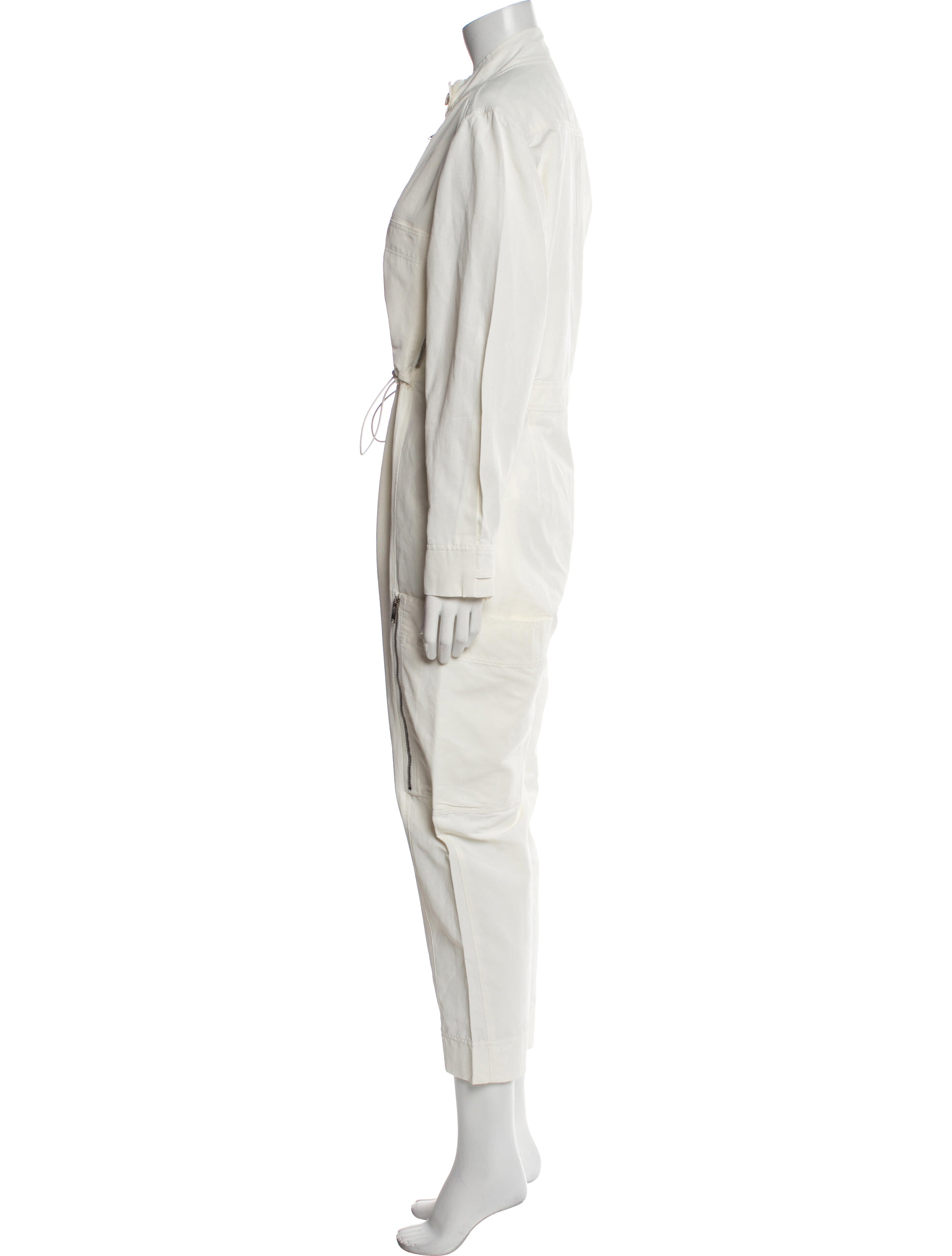 Stella McCartney Linen Mock Neck Jumpsuit