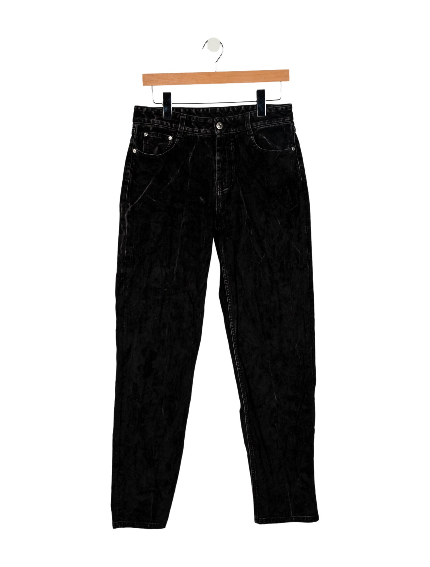 Stella McCartney High-Rise Straight Leg Jeans