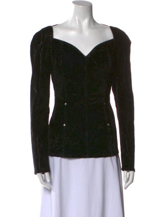 Stella McCartney V-Neck Long Sleeve Top