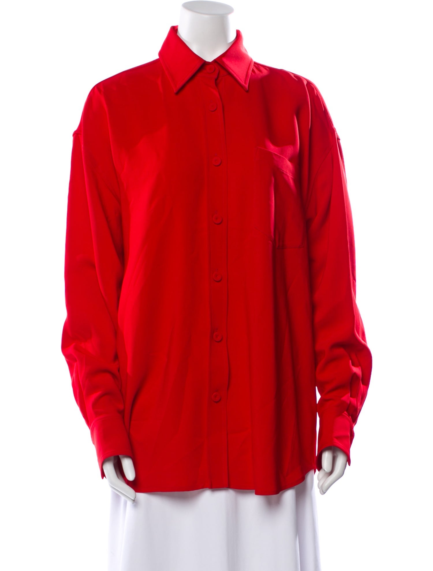 Stella McCartney Long Sleeve Button-Up Top