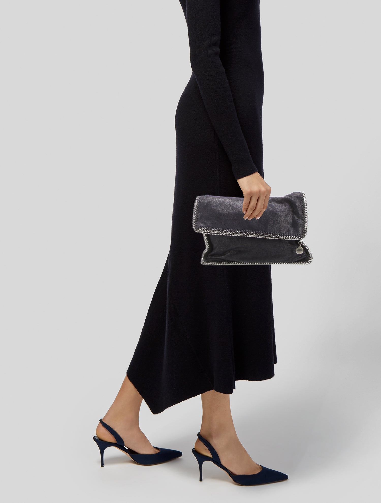 Stella McCartney Vegetarian Suede Clutch