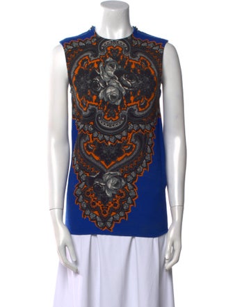 Stella McCartney Printed Crew Neck Top