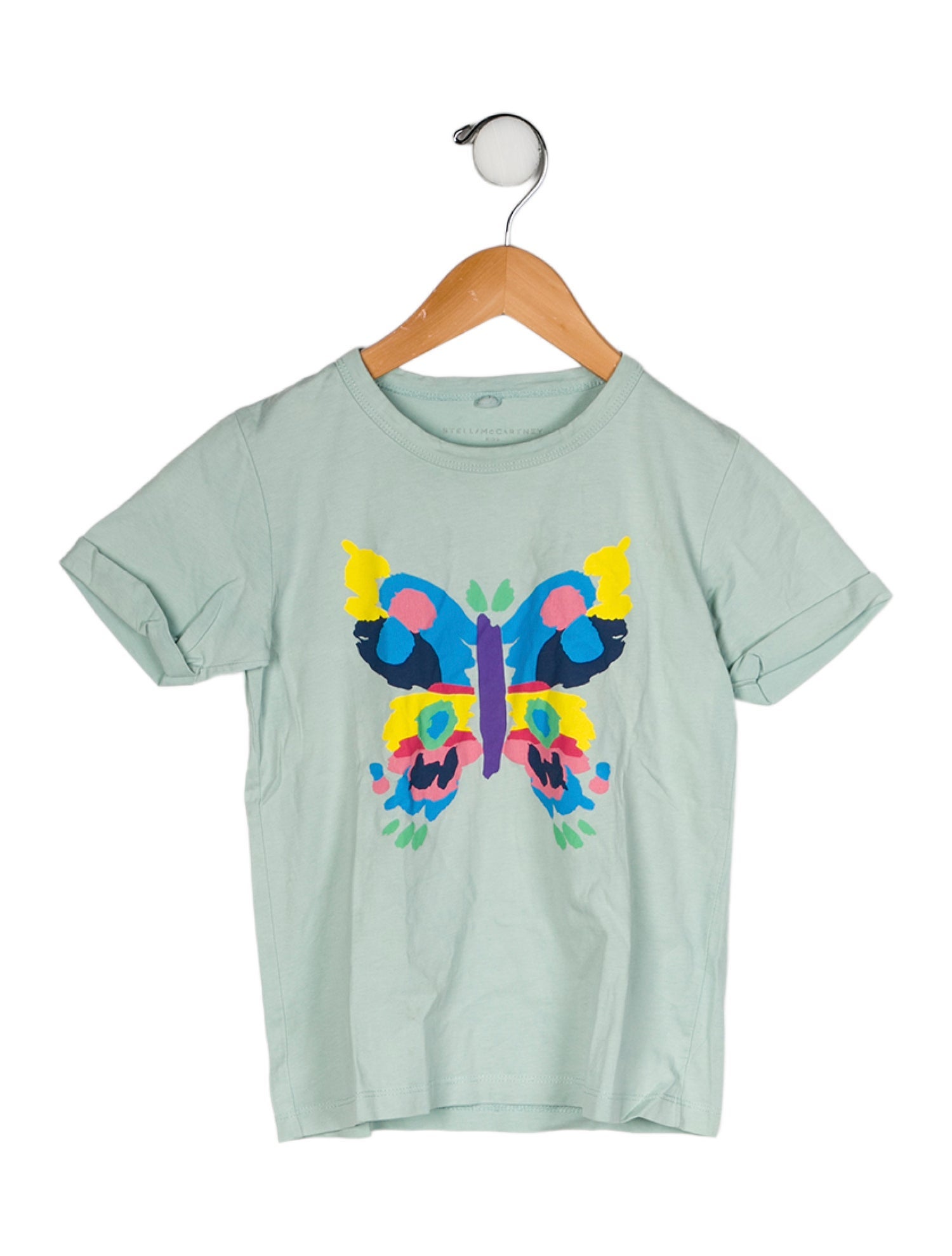 Stella McCartney Girls' Printed Short Sleeve Top