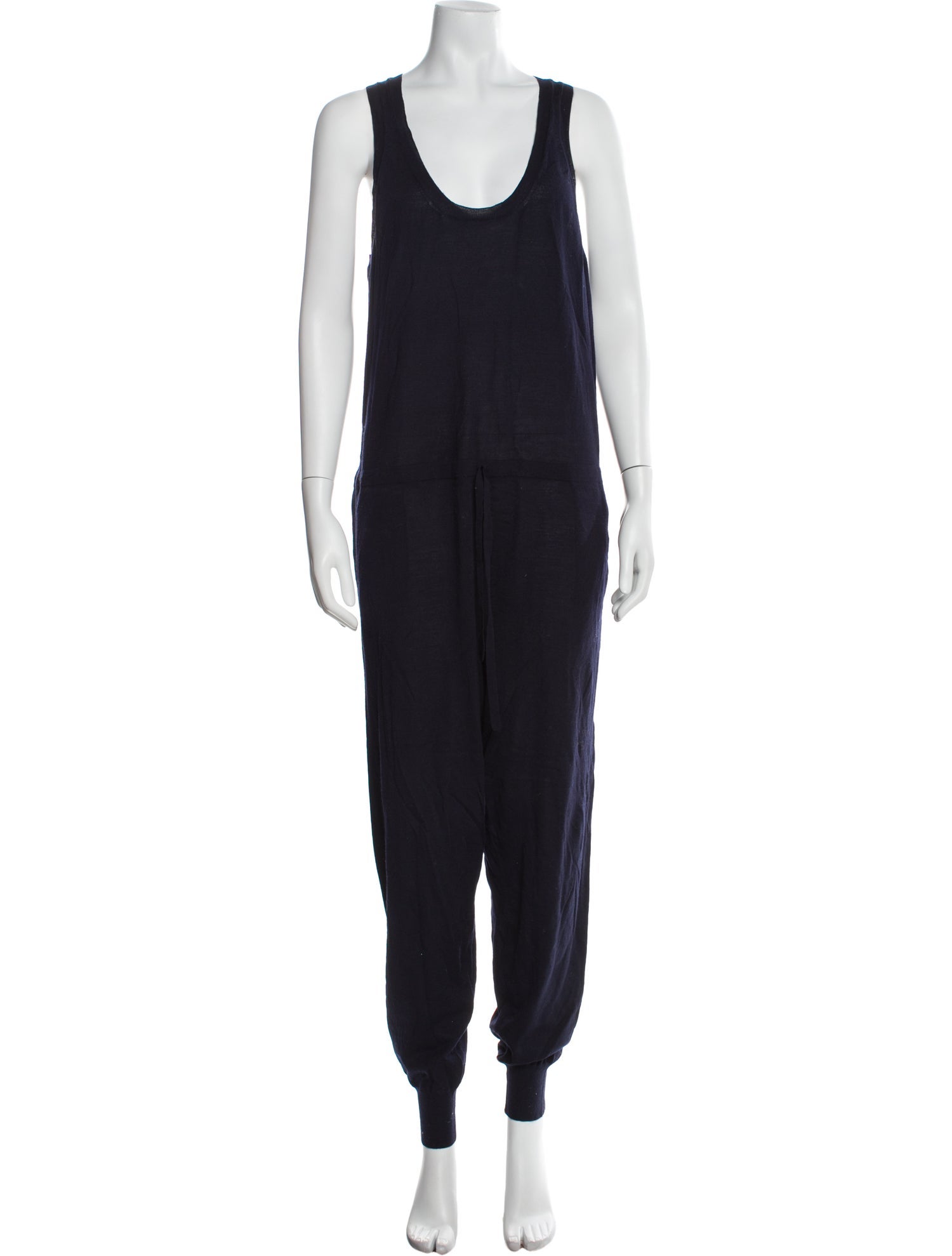 Stella McCartney Virgin Wool Scoop Neck Jumpsuit