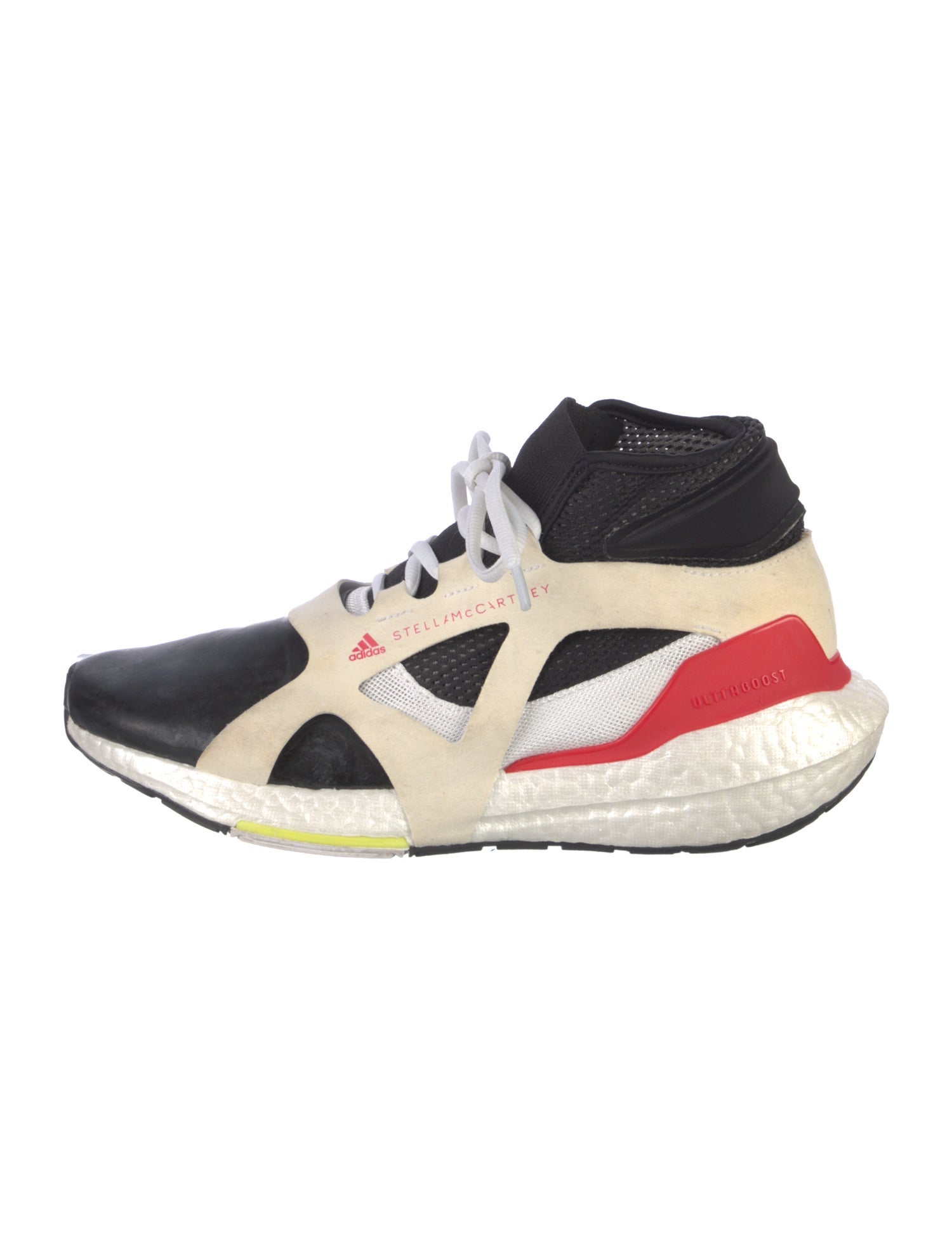 Stella McCartney Colorblock Pattern Mesh Accents Sneakers