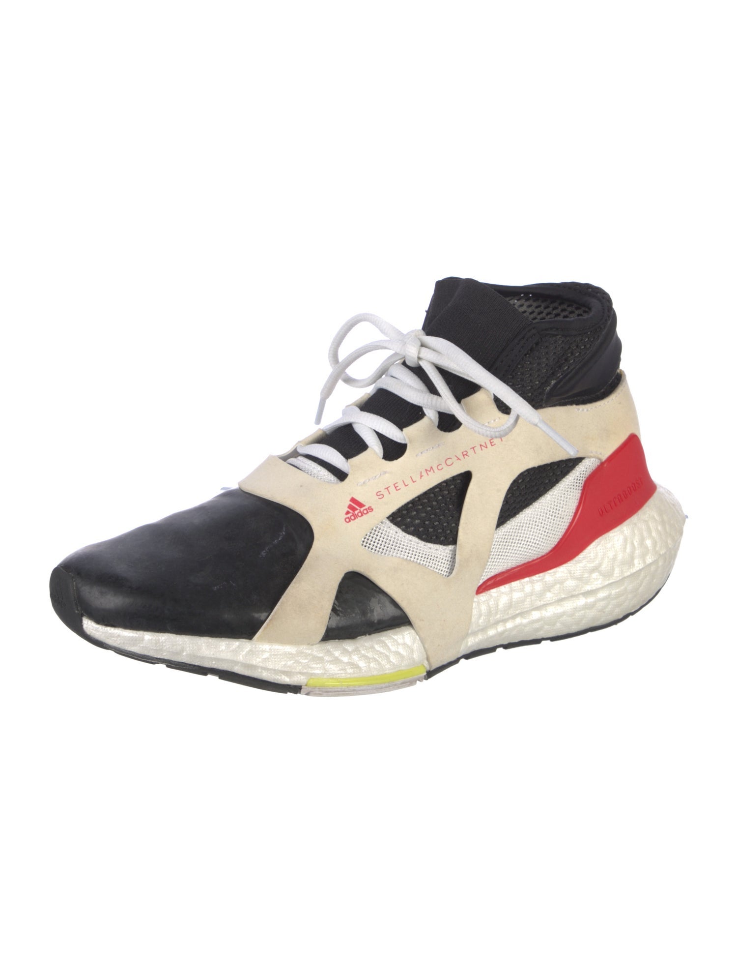 Stella McCartney Colorblock Pattern Mesh Accents Sneakers