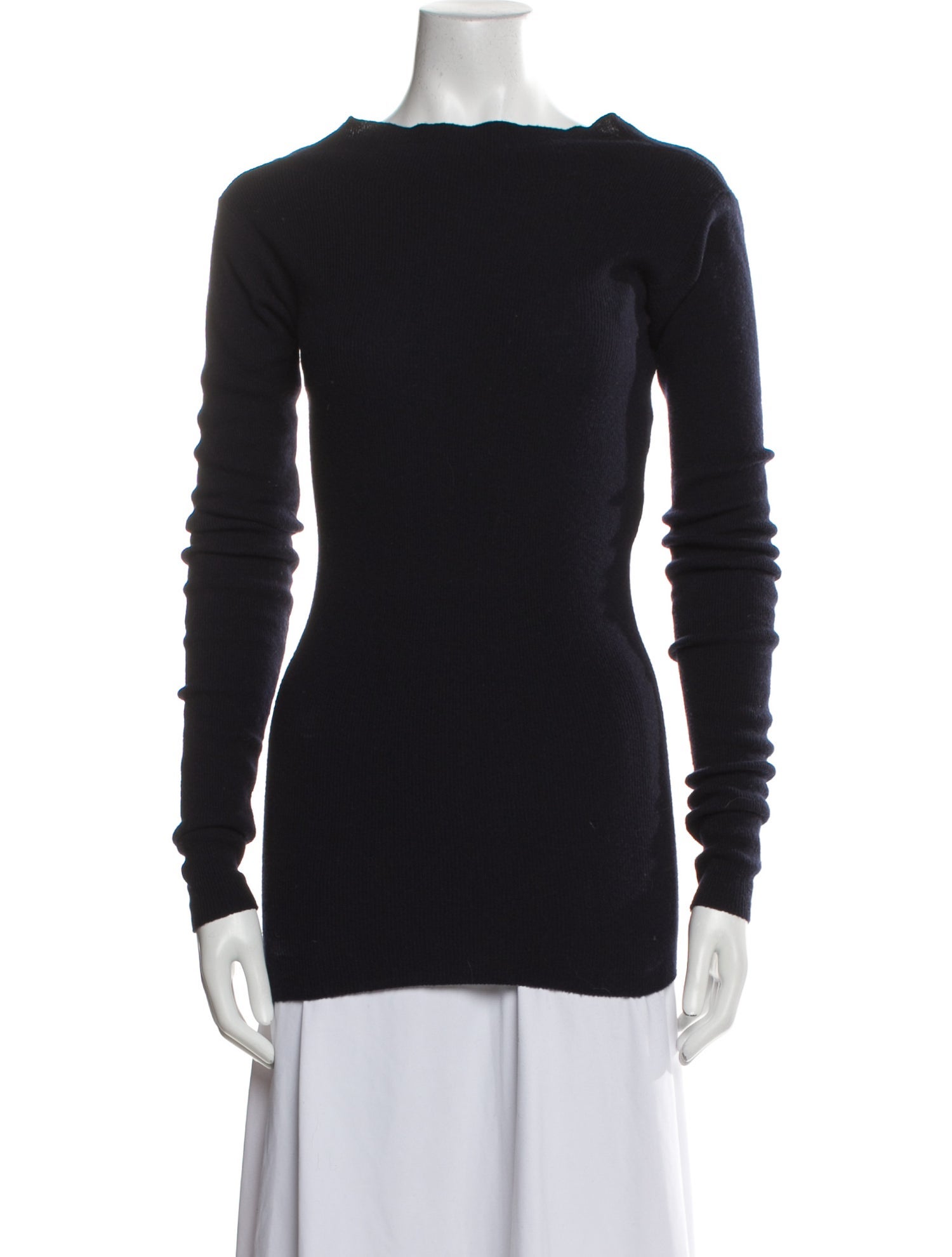 Stella McCartney Virgin Wool Bateau Neckline Top