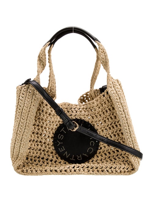 Stella McCartney Raffia Top Handle Bag