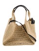 Stella McCartney Raffia Top Handle Bag