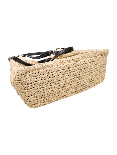 Stella McCartney Raffia Top Handle Bag