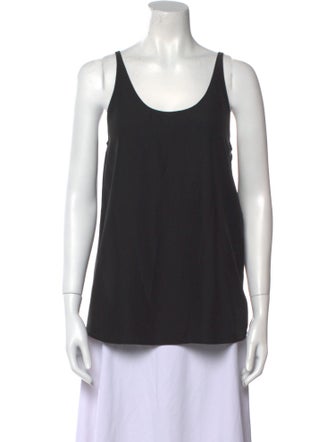 Stella McCartney Silk Scoop Neck Top