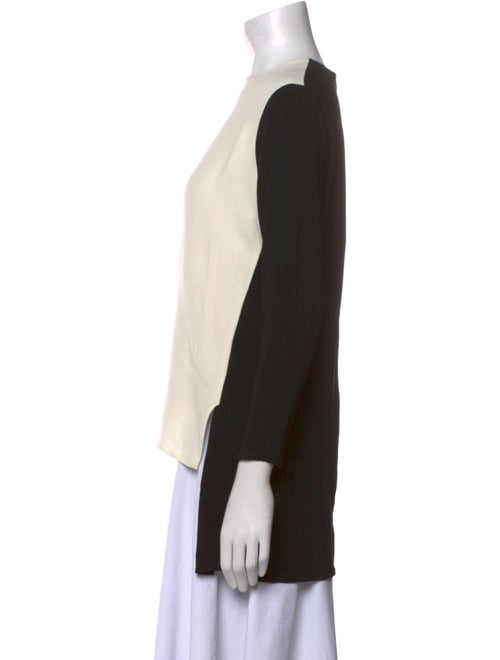 Stella McCartney Colorblock Pattern Bateau Neckline Top