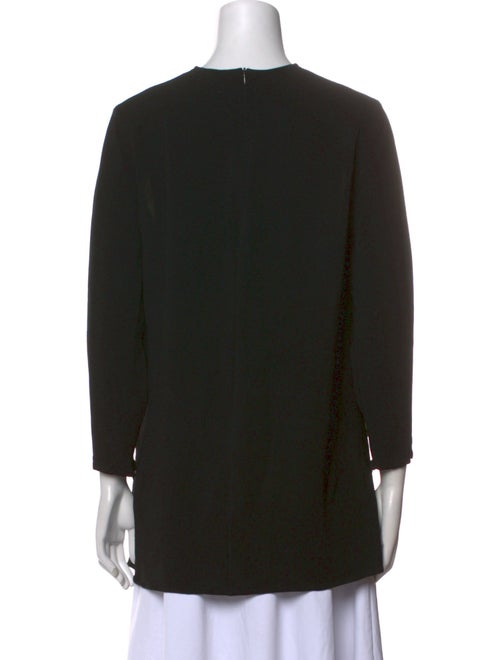 Stella McCartney Colorblock Pattern Bateau Neckline Top