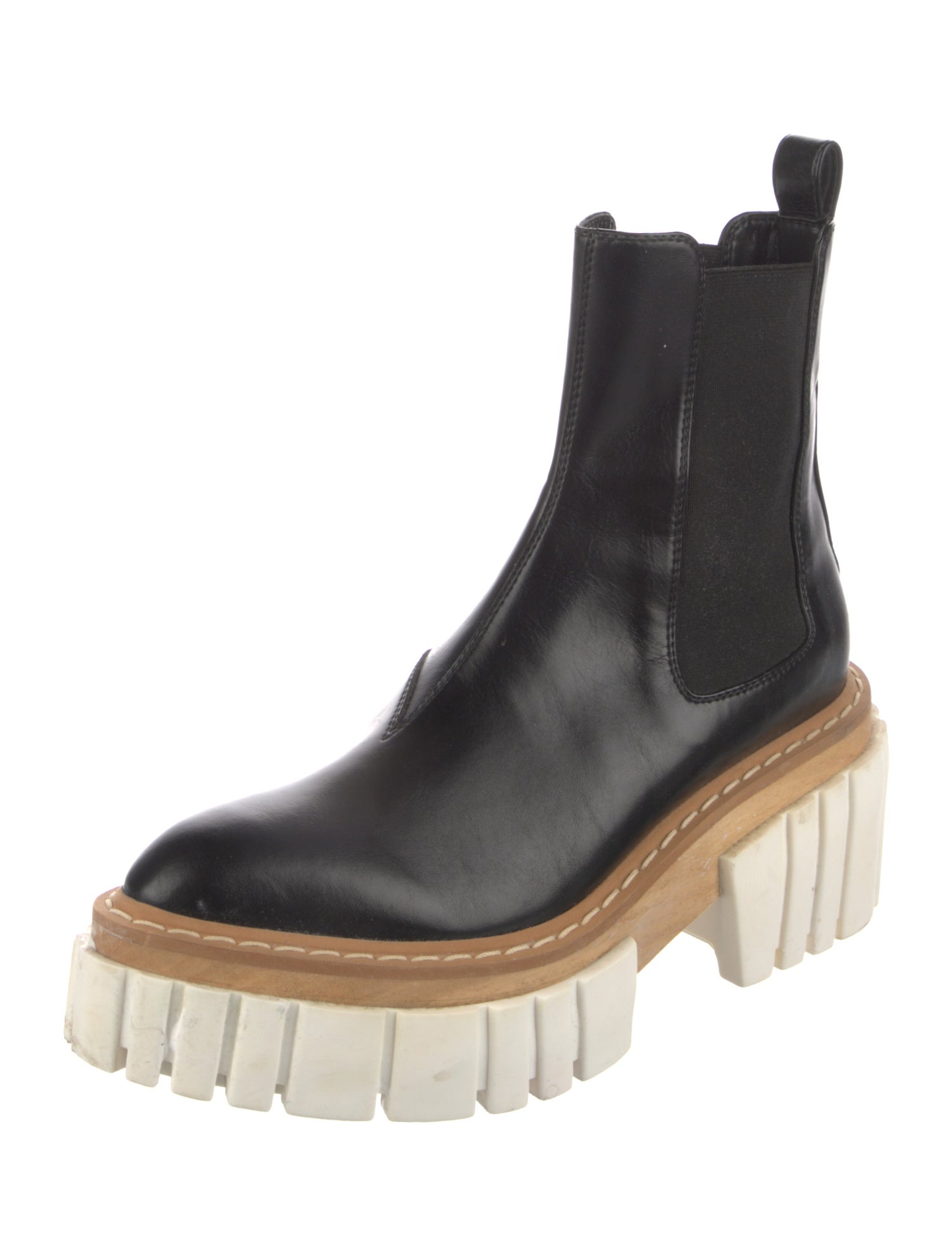 Stella McCartney Leather Chelsea Boots