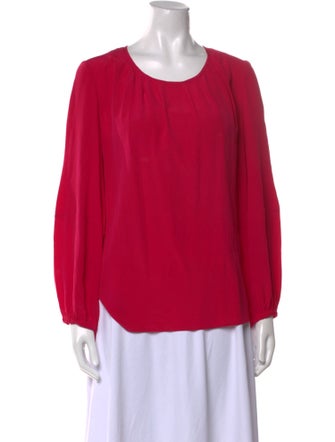 Stella McCartney Silk Scoop Neck Blouse