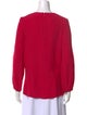 Stella McCartney Silk Scoop Neck Blouse