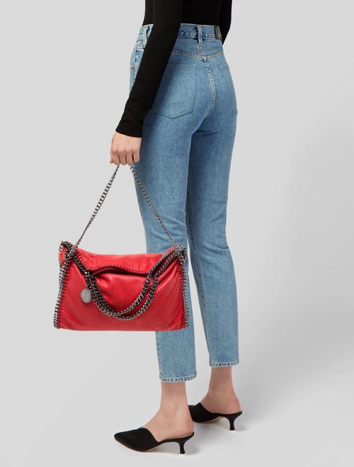 Stella McCartney Vegetarian Suede Top Handle Bag