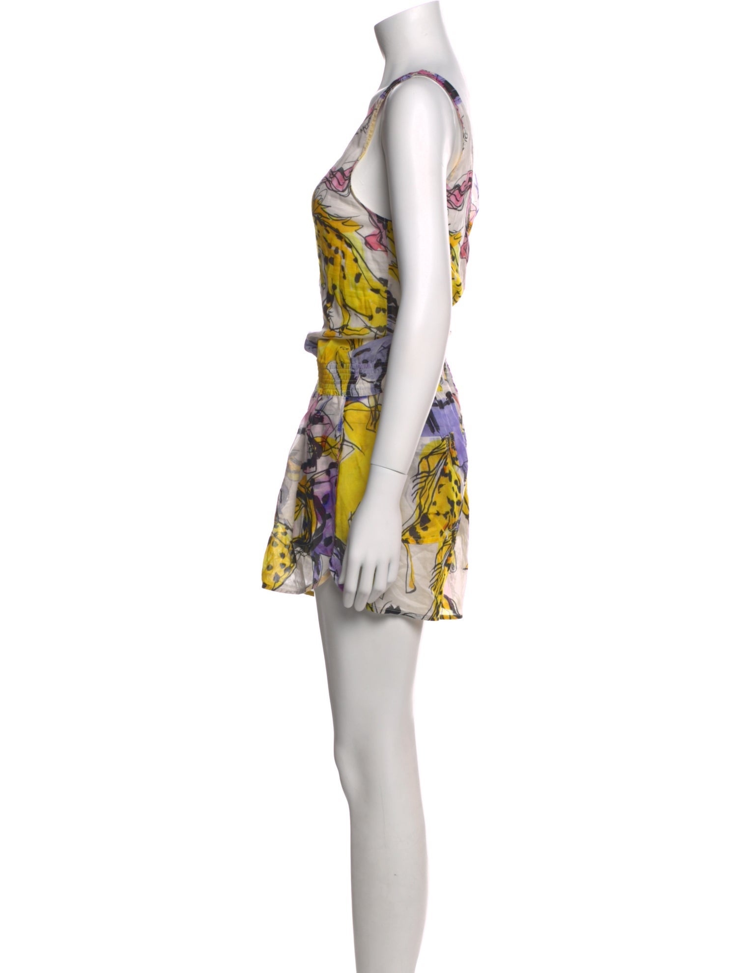 Stella McCartney Silk Printed Romper w/ Tags