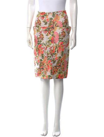 Stella McCartney Floral Print Knee-Length Skirt